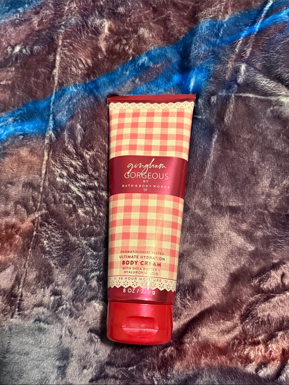 Bath & Body Works Gingham Gorgeous Body Cream - Pink & Red
